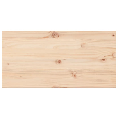 Bordplader 2 stk 90x45x1,7 cm Rektangulær Massiv Fyr