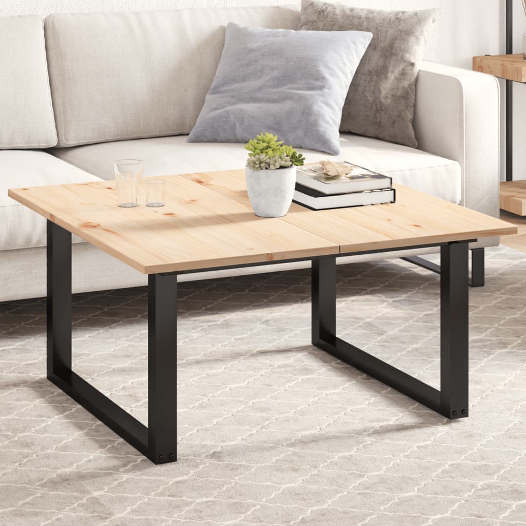 Bordplader 2 stk 90x45x1,7 cm Rektangulær Massiv Fyr