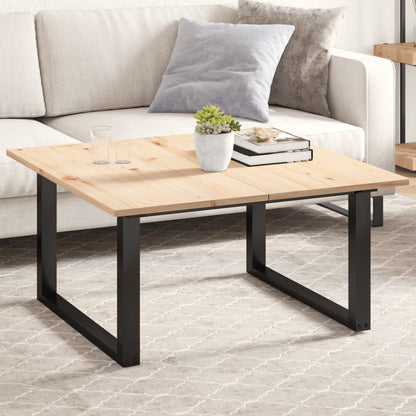 Bordplader 2 stk 90x45x1,7 cm Rektangulær Massiv Fyr