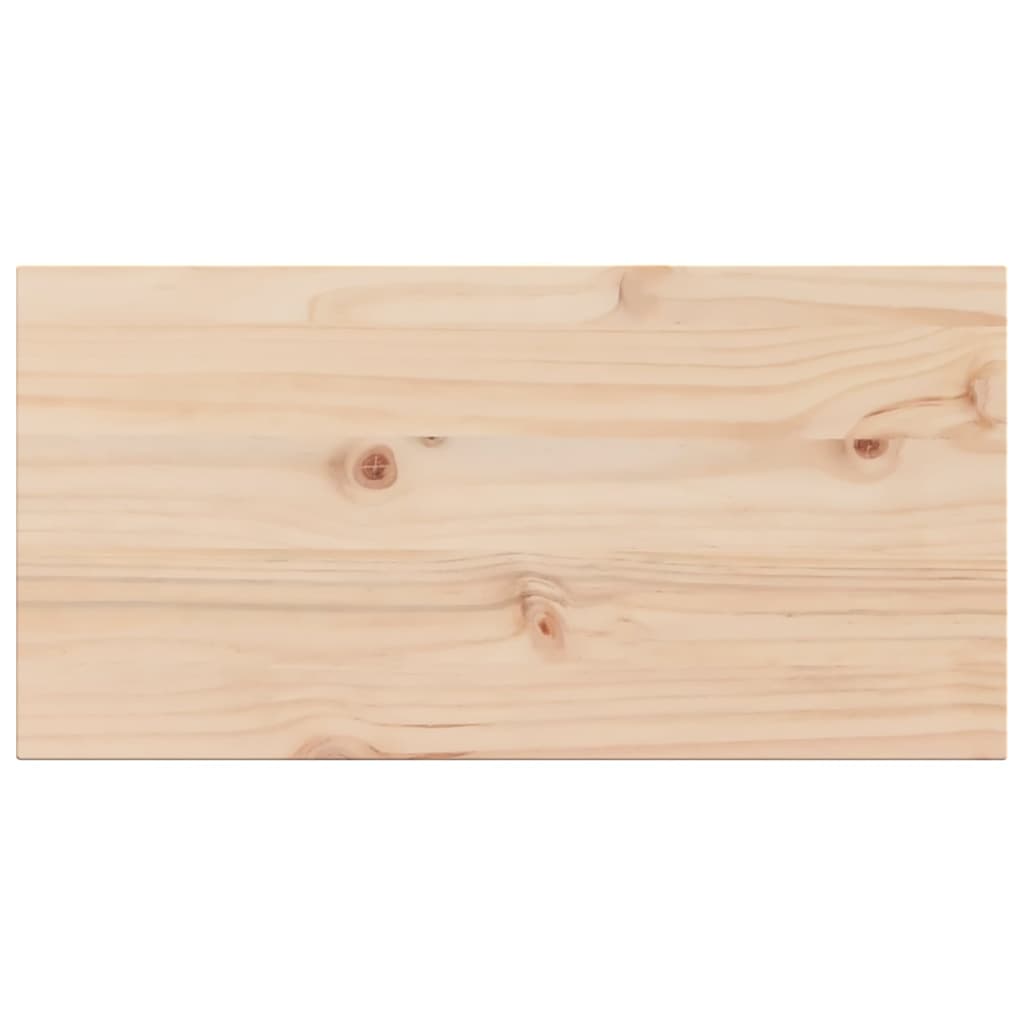 Bordplader 2 stk 70x35x2,5 cm Rektangulær Massiv Fyr
