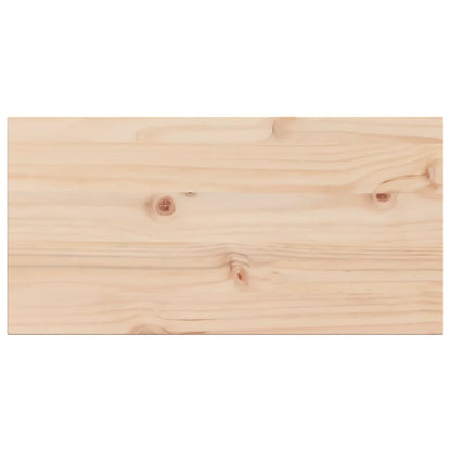 Bordplader 2 stk 70x35x2,5 cm Rektangulær Massiv Fyr