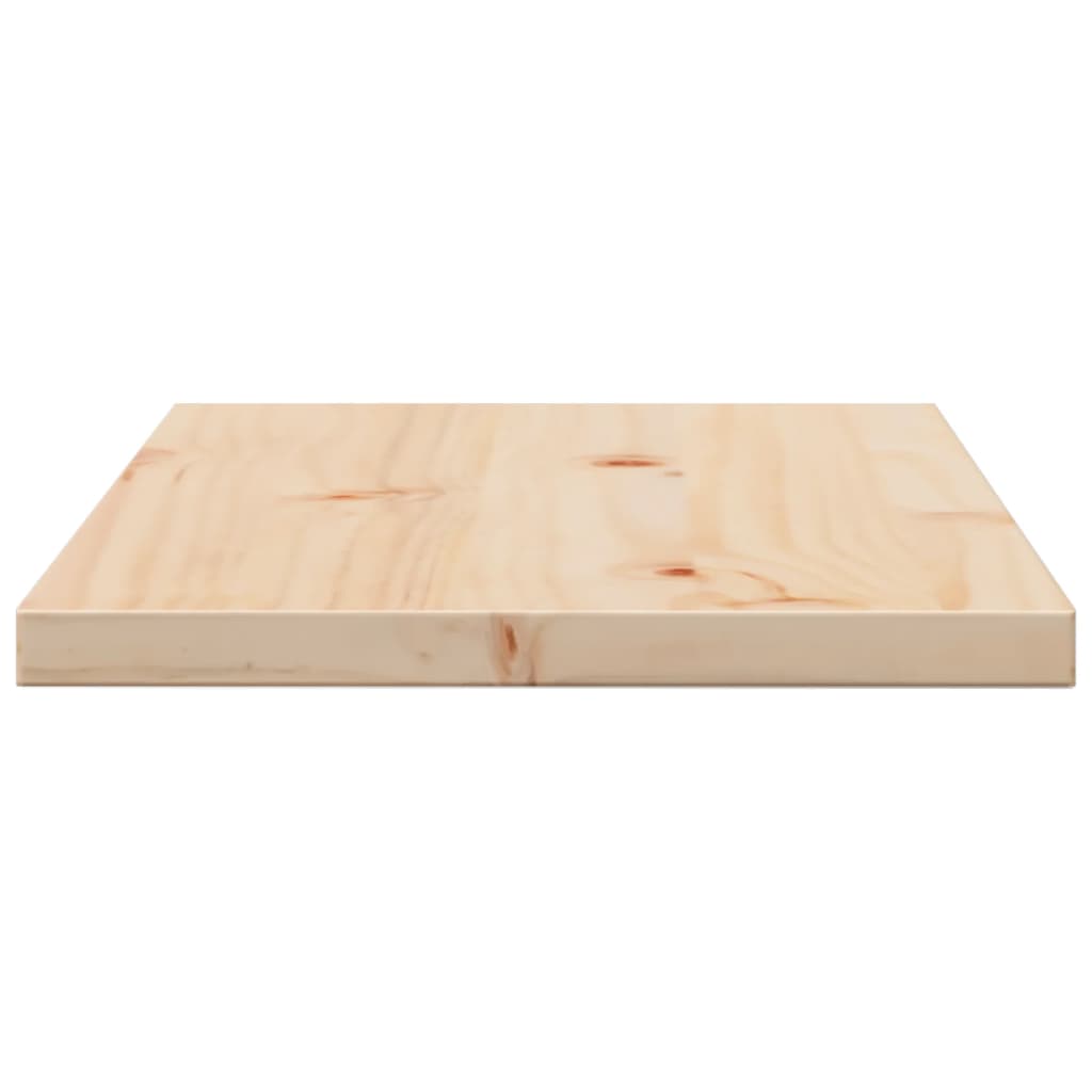Bordplader 2 stk 70x35x2,5 cm Rektangulær Massiv Fyr