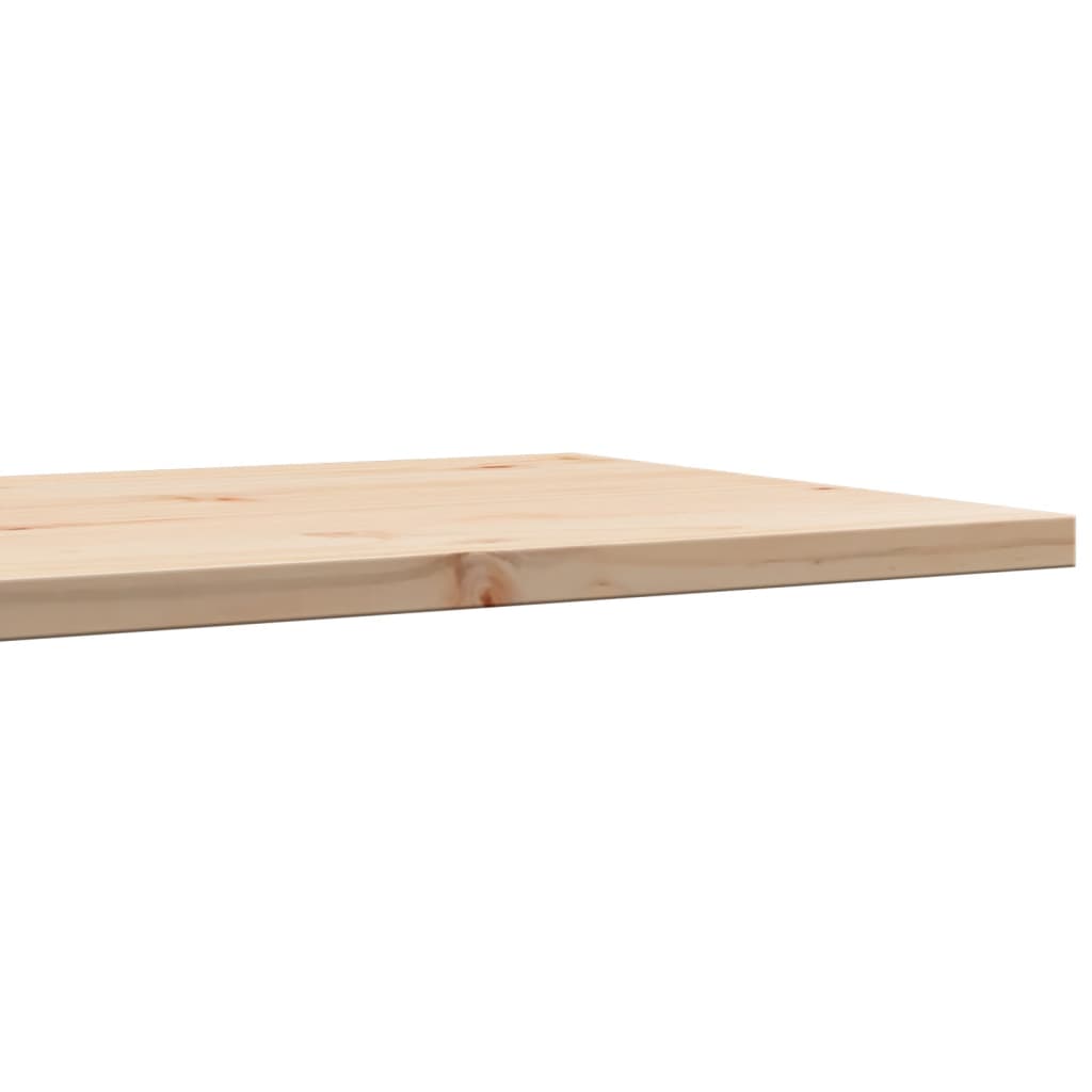 Bordplader 2 stk 70x35x2,5 cm Rektangulær Massiv Fyr