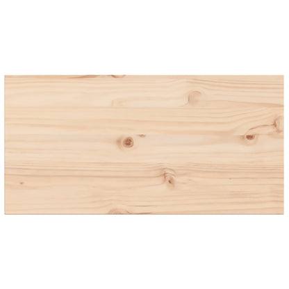 Bordplader 2 stk 80x40x2,5 cm Rektangulær Massiv Fyr
