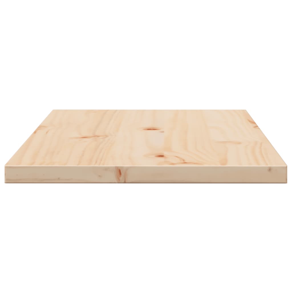 Bordplader 2 stk 80x40x2,5 cm Rektangulær Massiv Fyr