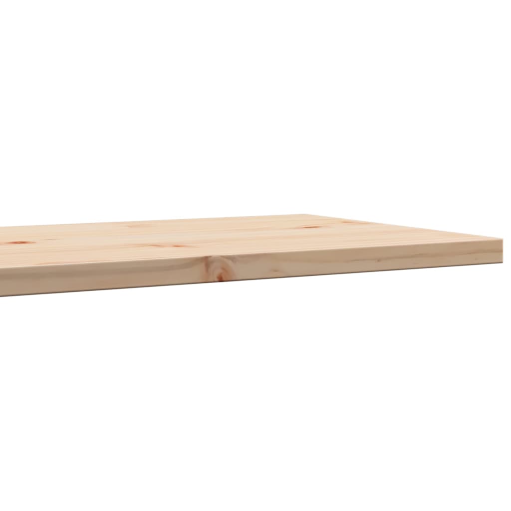 Bordplader 2 stk 80x40x2,5 cm Rektangulær Massiv Fyr