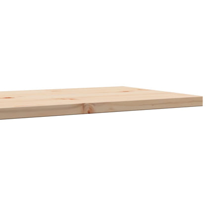 Bordplader 2 stk 80x40x2,5 cm Rektangulær Massiv Fyr