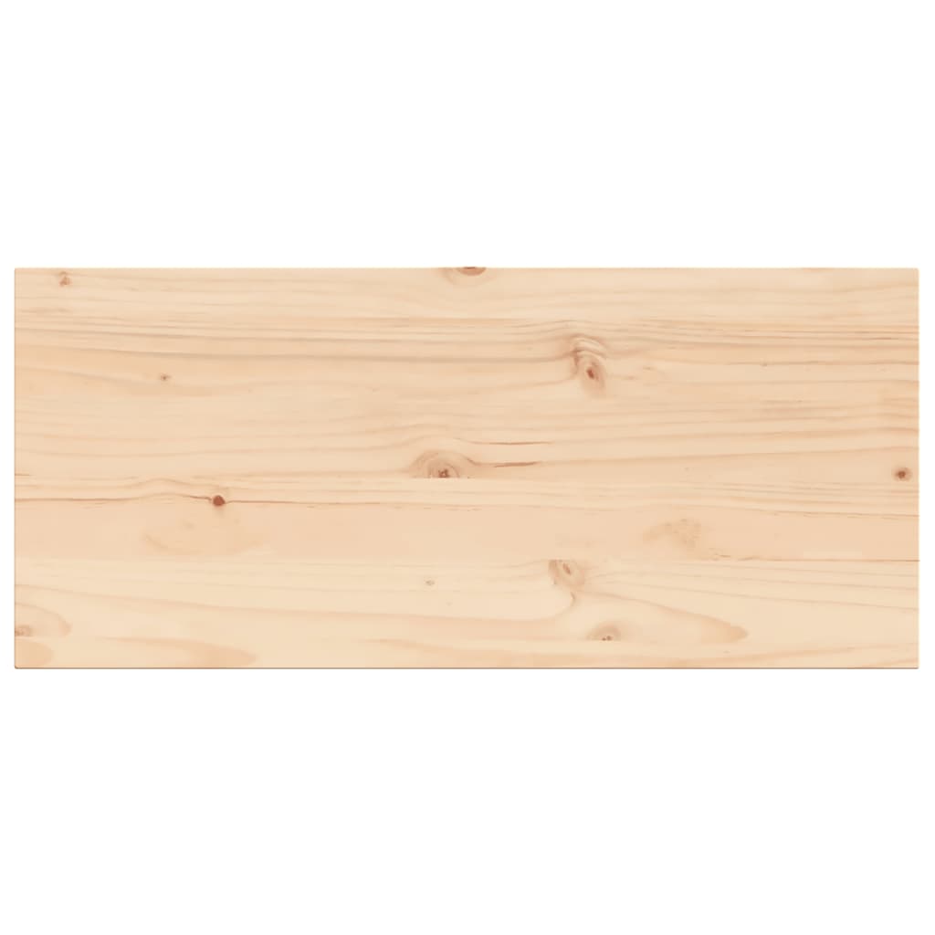Tischplatte 100x50x2,5 cm Rechteckig Massivholz Kiefer