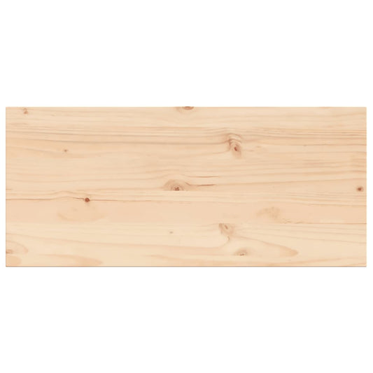 Tischplatte 100x50x2,5 cm Rechteckig Massivholz Kiefer
