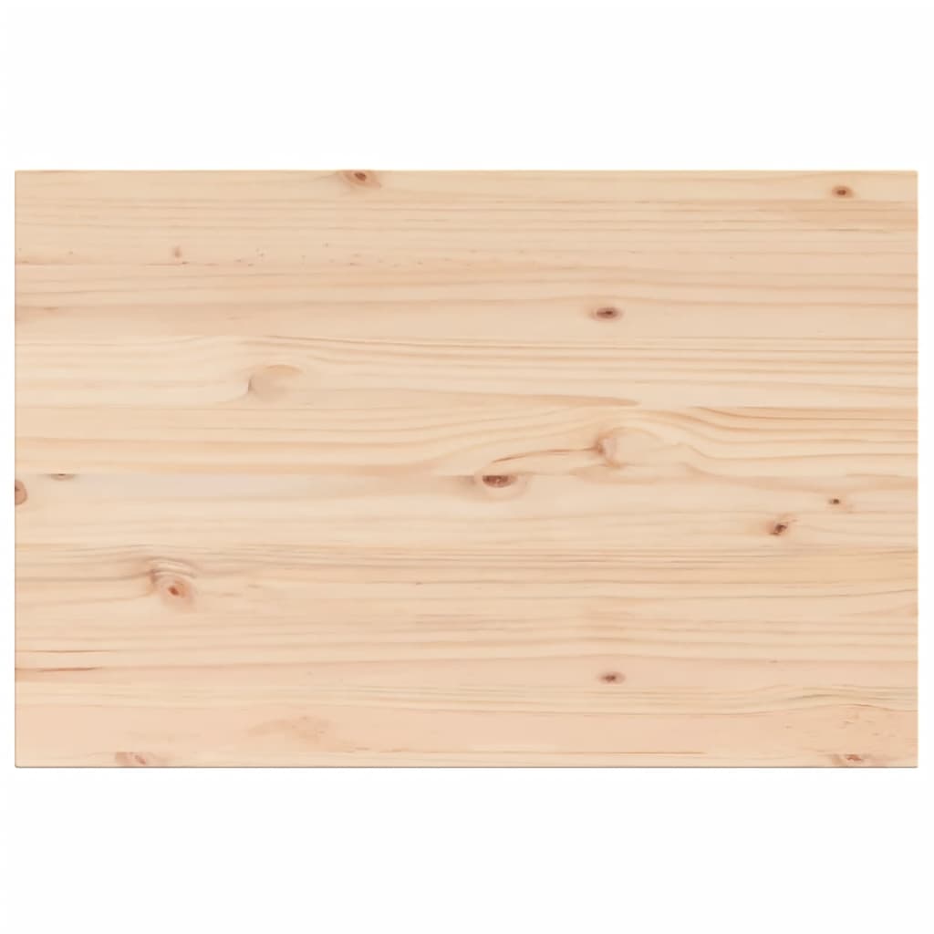 Tischplatten 3 Stk. 80x53x2,5 cm Rechteckig Massivholz Kiefer