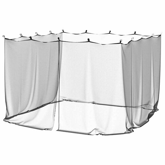 Moskitonetz 156 Mesh Schwarz 300x300x200 cm