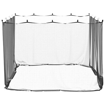Moskitonetz 156 Mesh Schwarz 300x300x200 cm