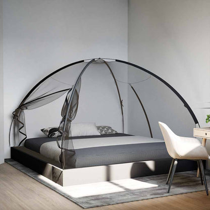 Moskito-Netzzelt Mongolisch 220 Schwarz 200x200x135 cm