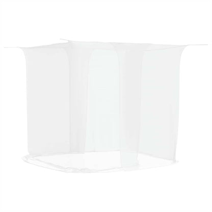 Moskitonetz zum Aufhängen 156 Mesh Weiß 220x100x150 cm