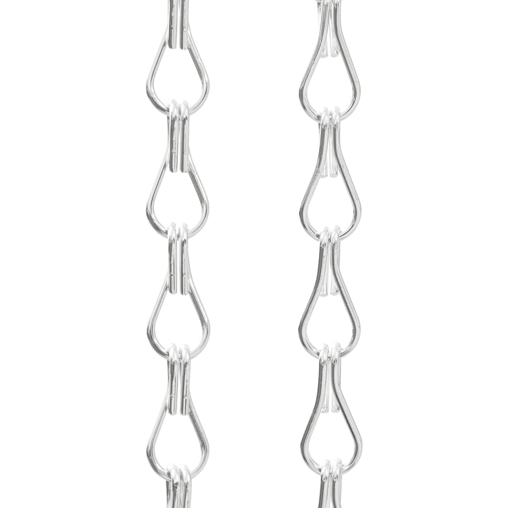 Türvorhang aus Ketten 90x200 cm Aluminium