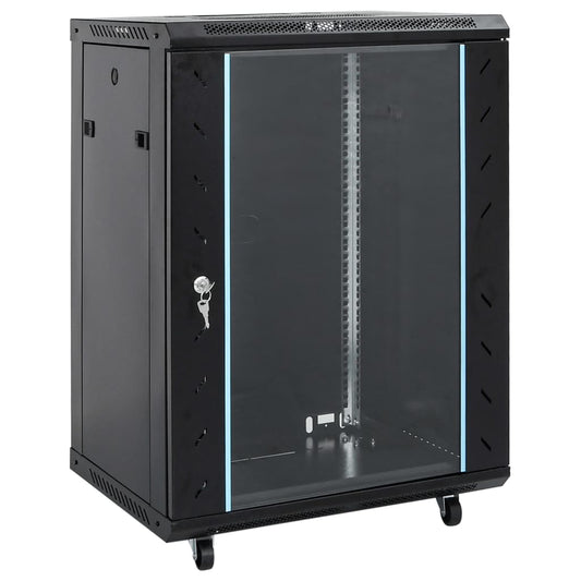15U Netzwerkschrank auf Rollen 19" IP20 60x45x86 cm