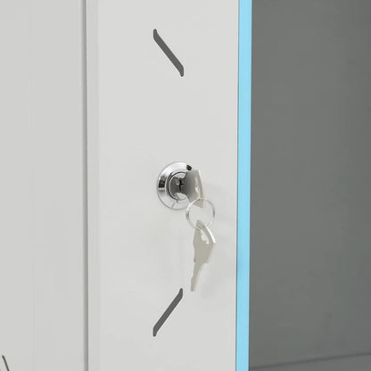 15U Netzwerkschrank auf Rollen 19" IP20 60x45x86 cm