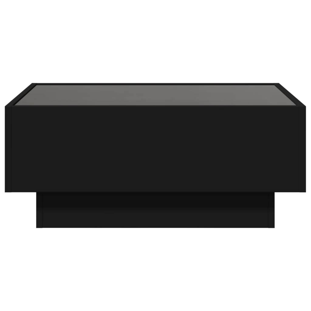 LED-Couchtisch Schwarz 70x50x30 cm Holzwerkstoff