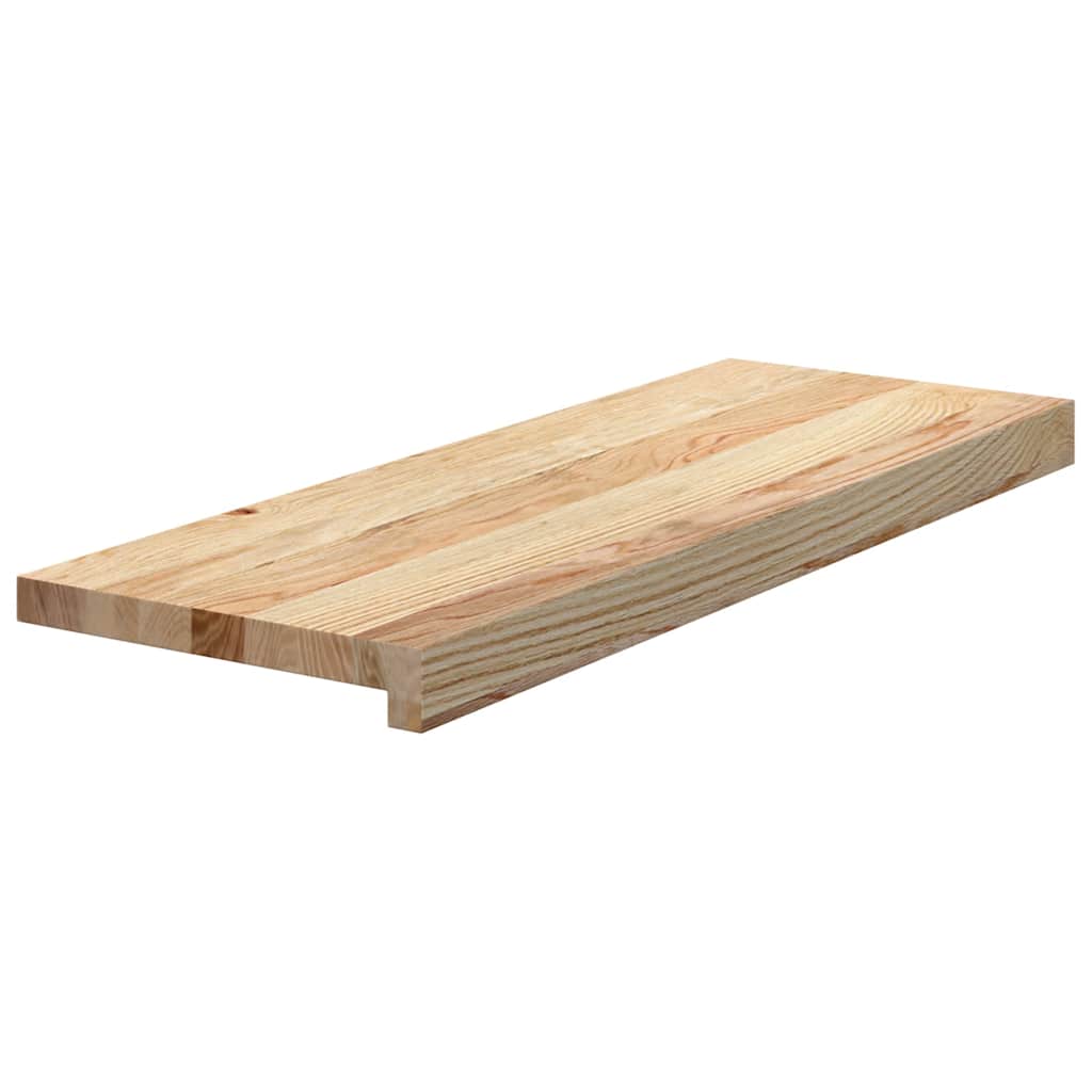Treppenstufen 4 Stk. Unbehandelt 70x30x2 cm Massivholz Eiche