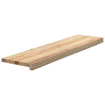 Treppenstufen 8 Stk. Unbehandelt 100x25x2 cm Massivholz Eiche