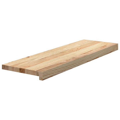 Treppenstufen 16 Stk. Unbehandelt 80x25x2 cm Massivholz Eiche