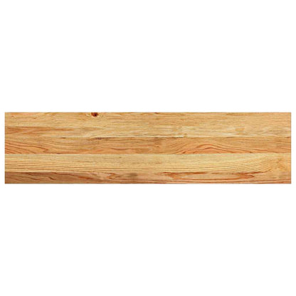 Treppenstufen 4 Stk. Hellbraun 100x25x2 cm Massivholz Eiche
