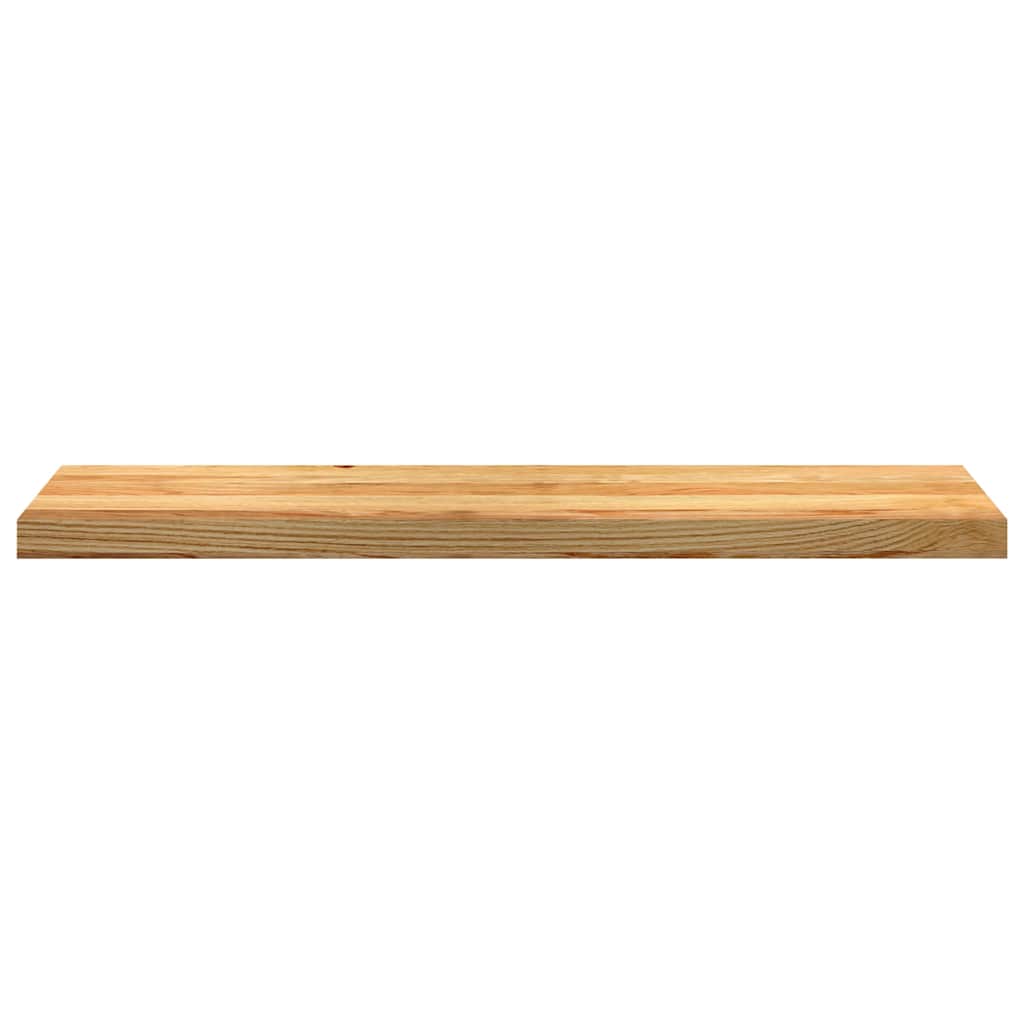 Treppenstufen 4 Stk. Hellbraun 100x25x2 cm Massivholz Eiche
