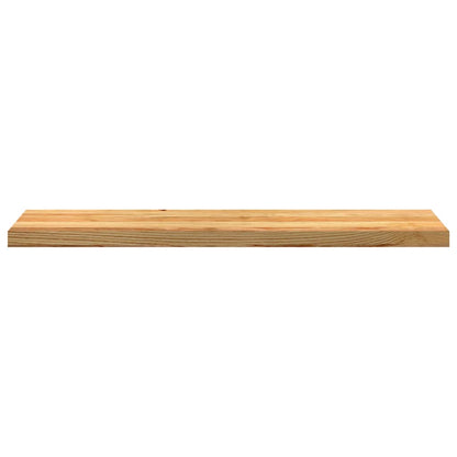 Treppenstufen 4 Stk. Hellbraun 110x30x2 cm Massivholz Eiche