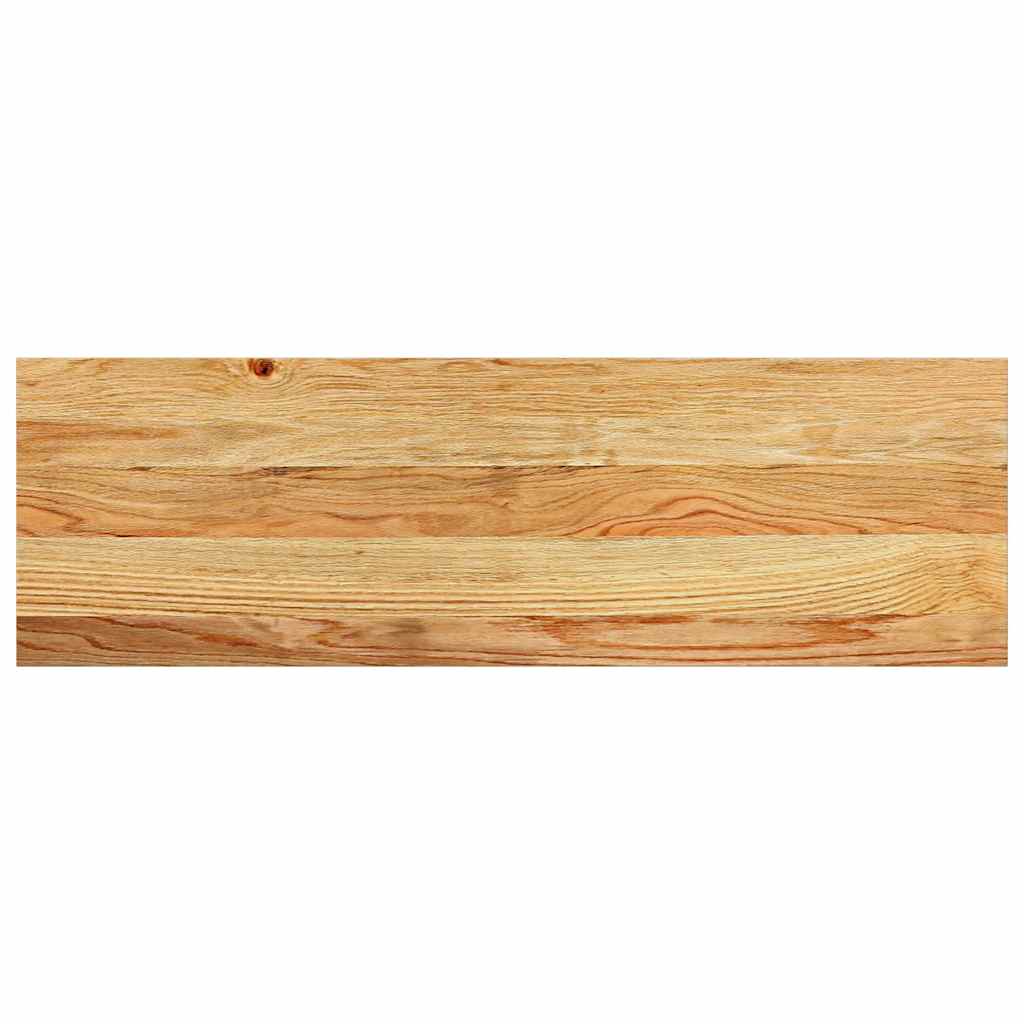 Treppenstufen 8 Stk. Hellbraun 80x30x2 cm Massivholz Eiche