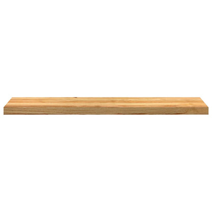 Treppenstufen 8 Stk. Hellbraun 110x30x2 cm Massivholz Eiche
