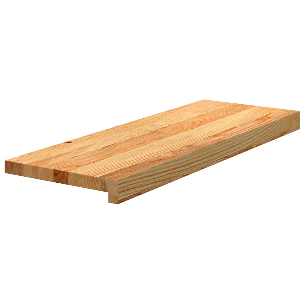 Treppenstufen 16 Stk. Hellbraun 70x25x2 cm Massivholz Eiche