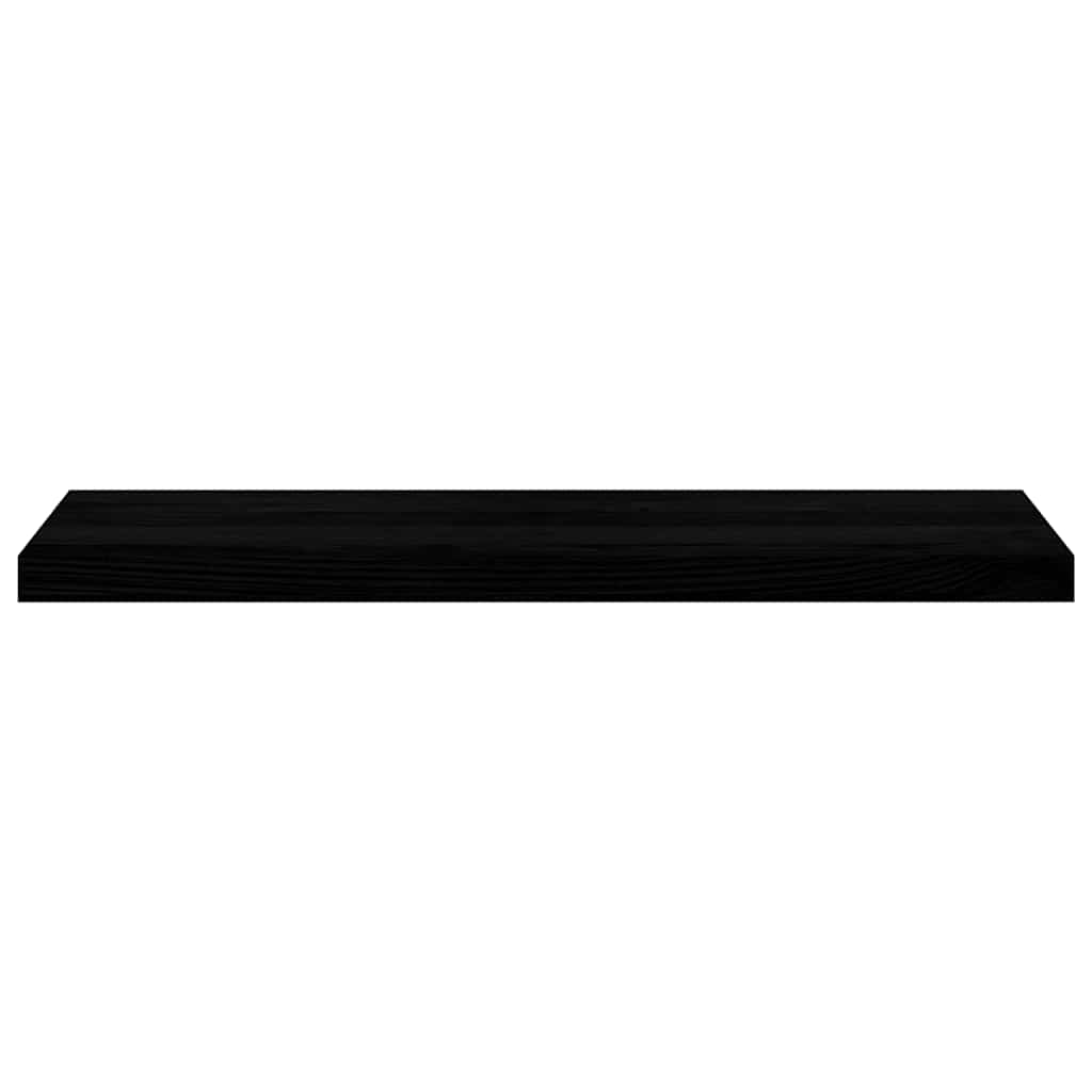 Treppenstufen 4 Stk. Dunkelbraun 90x25x2 cm Massivholz Eiche