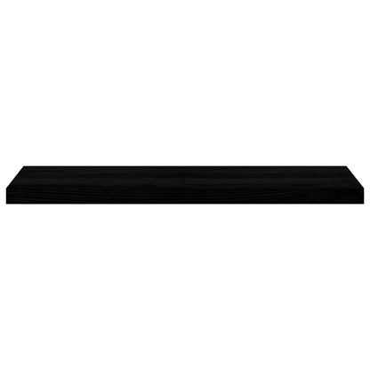 Treppenstufen 4 Stk. Dunkelbraun 90x25x2 cm Massivholz Eiche