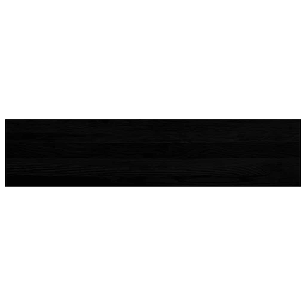 Treppenstufen 4 Stk. Dunkelbraun 110x25x2 cm Massivholz Eiche