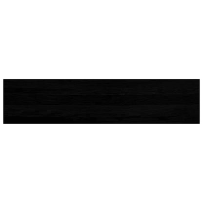Treppenstufen 4 Stk. Dunkelbraun 110x25x2 cm Massivholz Eiche