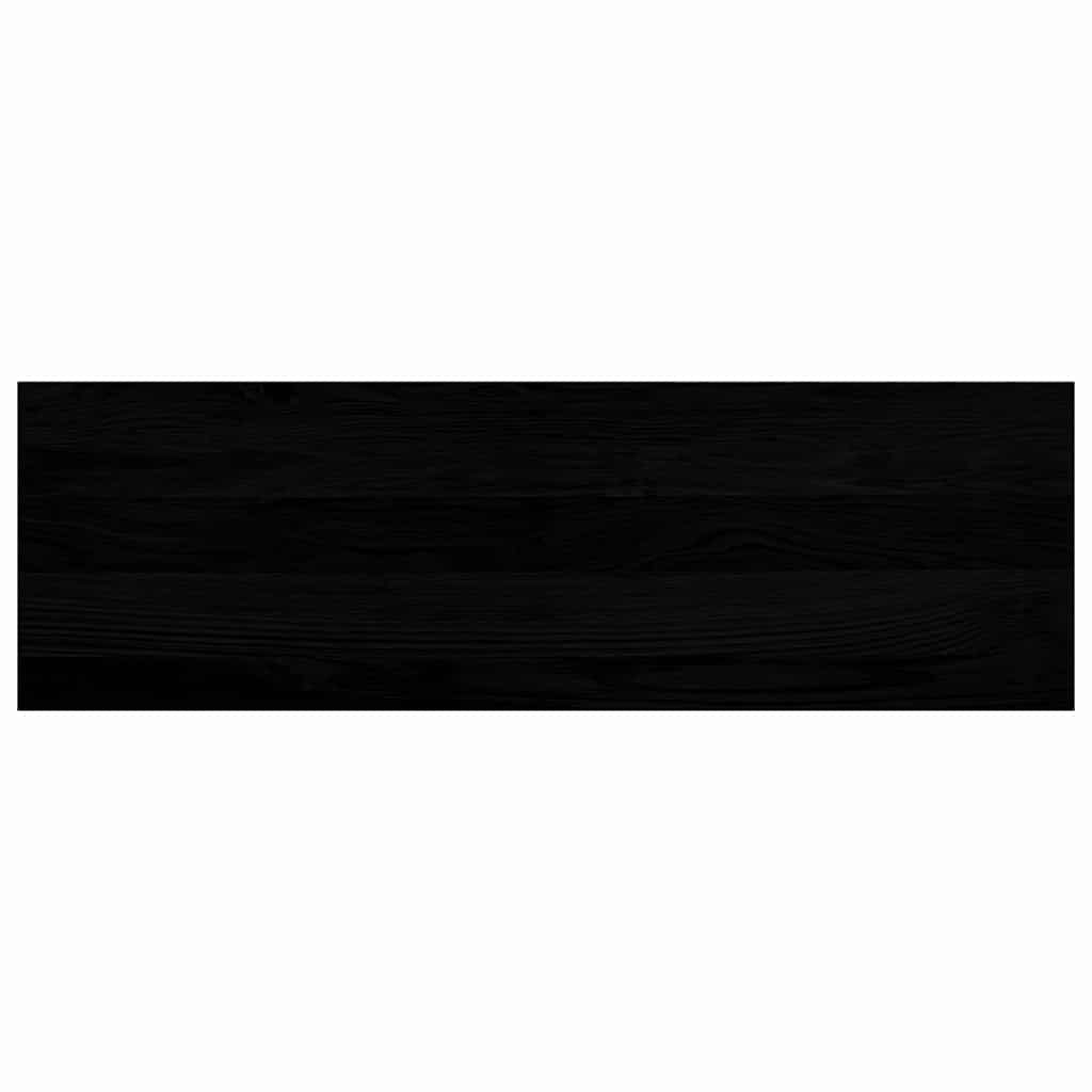Treppenstufen 4 Stk. Dunkelbraun 80x30x2 cm Massivholz Eiche