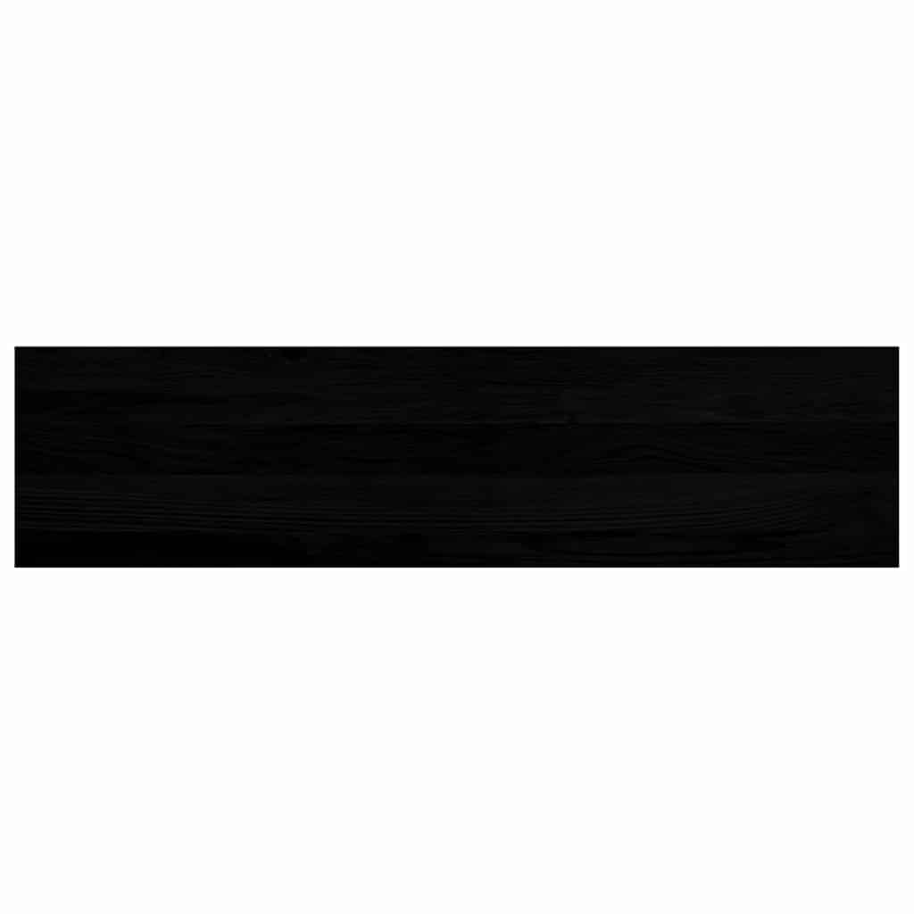 Treppenstufen 4 Stk. Dunkelbraun 100x30x2 cm Massivholz Eiche