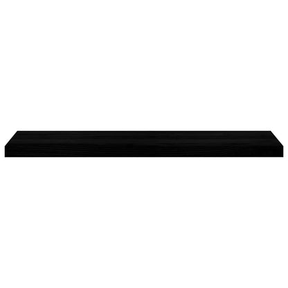 Treppenstufen 4 Stk. Dunkelbraun 100x30x2 cm Massivholz Eiche