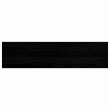 Treppenstufen 12 Stk. Dunkelbraun 100x25x2 cm Massivholz Eiche