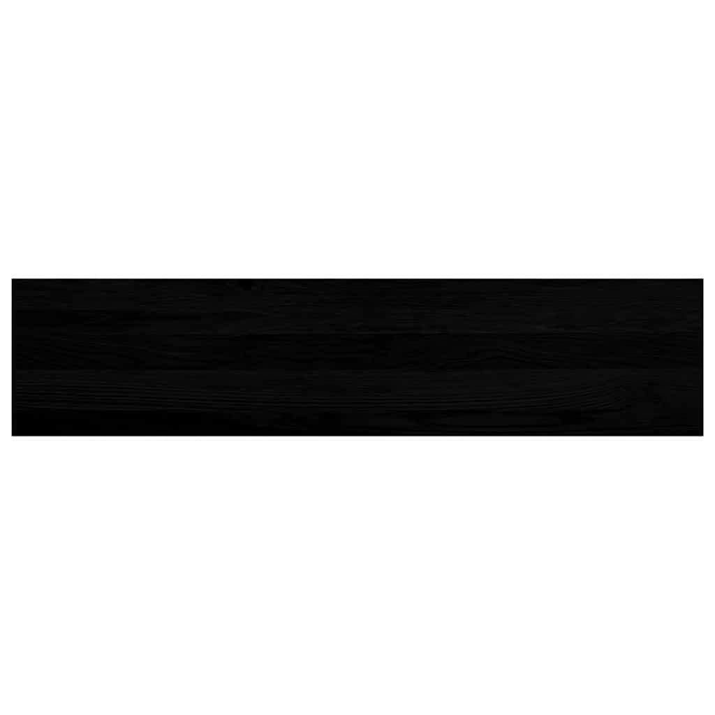 Treppenstufen 12 Stk. Dunkelbraun 110x25x2 cm Massivholz Eiche