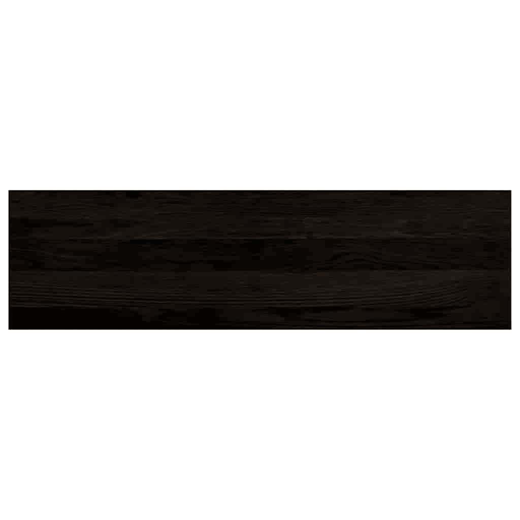 Treppenstufen 12 Stk. Dunkelbraun 90x30x2 cm Massivholz Eiche