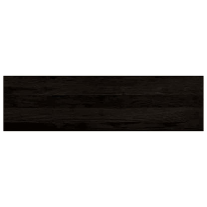 Treppenstufen 12 Stk. Dunkelbraun 90x30x2 cm Massivholz Eiche