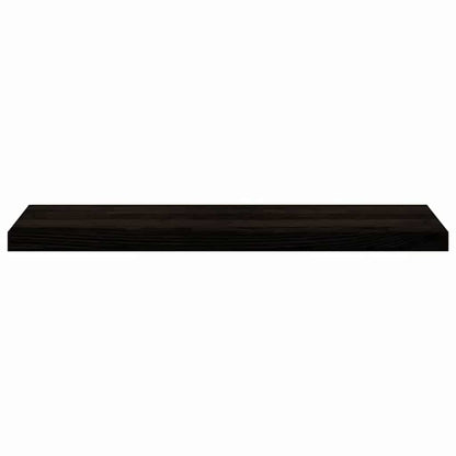 Treppenstufen 12 Stk. Dunkelbraun 90x30x2 cm Massivholz Eiche
