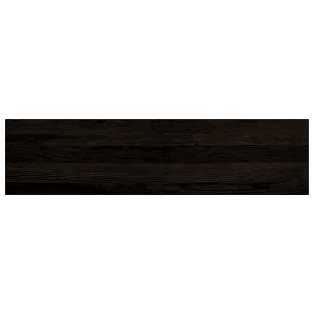 Treppenstufen 12 Stk. Dunkelbraun 100x30x2 cm Massivholz Eiche