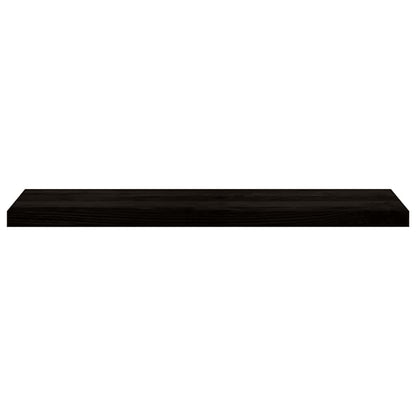 Treppenstufen 12 Stk. Dunkelbraun 100x30x2 cm Massivholz Eiche