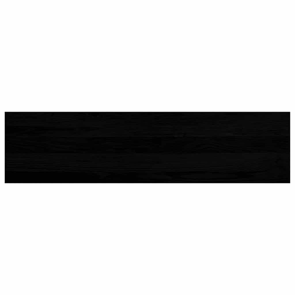 Treppenstufen 16 Stk. Dunkelbraun 100x25x2 cm Massivholz Eiche