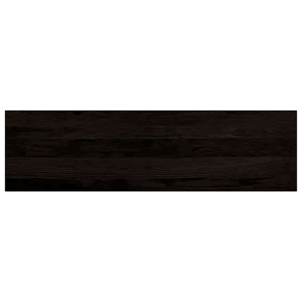 Treppenstufen 16 Stk. Dunkelbraun 90x30x2 cm Massivholz Eiche