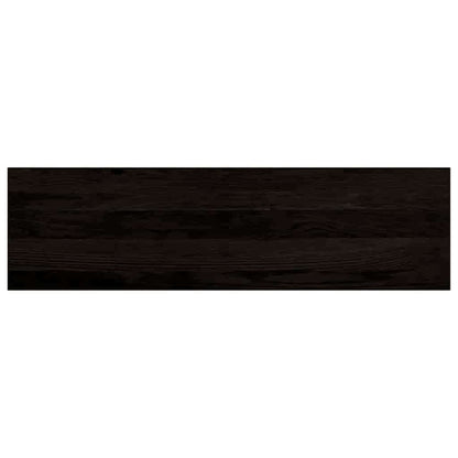 Treppenstufen 16 Stk. Dunkelbraun 90x30x2 cm Massivholz Eiche