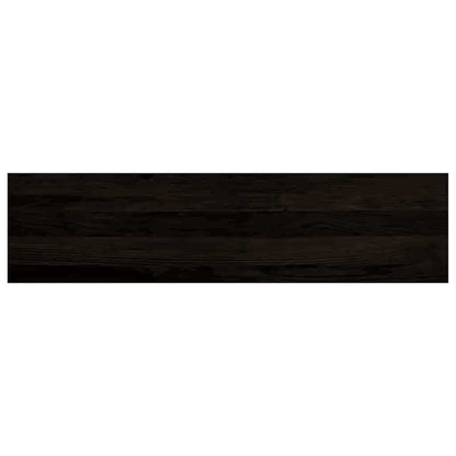Treppenstufen 16 Stk. Dunkelbraun 100x30x2 cm Massivholz Eiche