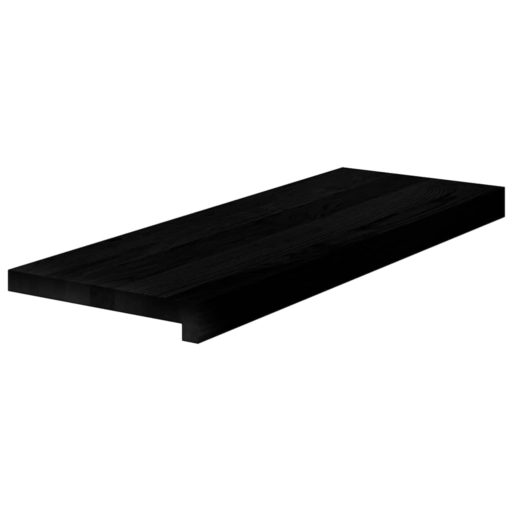 Treppenstufen 20 Stk. Dunkelbraun 70x25x2 cm Massivholz Eiche